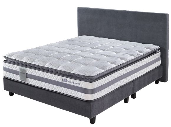 STYLISH pillow-top back support pocketed spring mattress